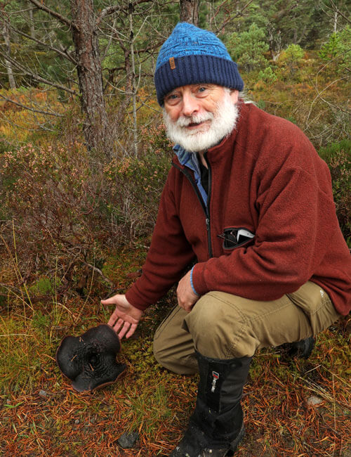 Alan Watson Featherstone with fungi