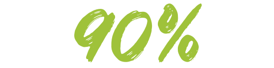 90%